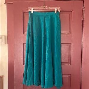 Elegant Teal Skirt